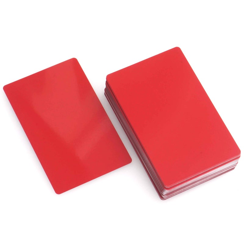 RXBC2011 بطاقات عمل معدنية فارغة ليزرية النقش الألمنيوم الأحمر RXBC2011 100 - Image 5